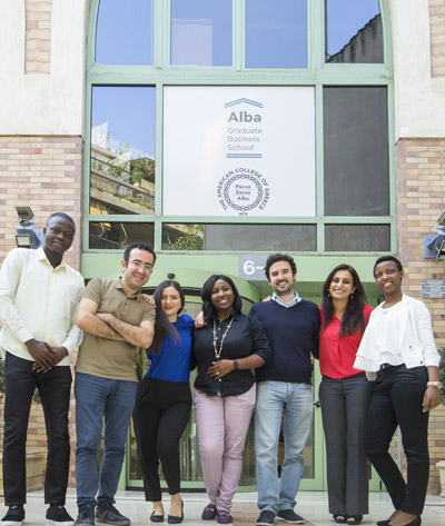Alba MBA students
