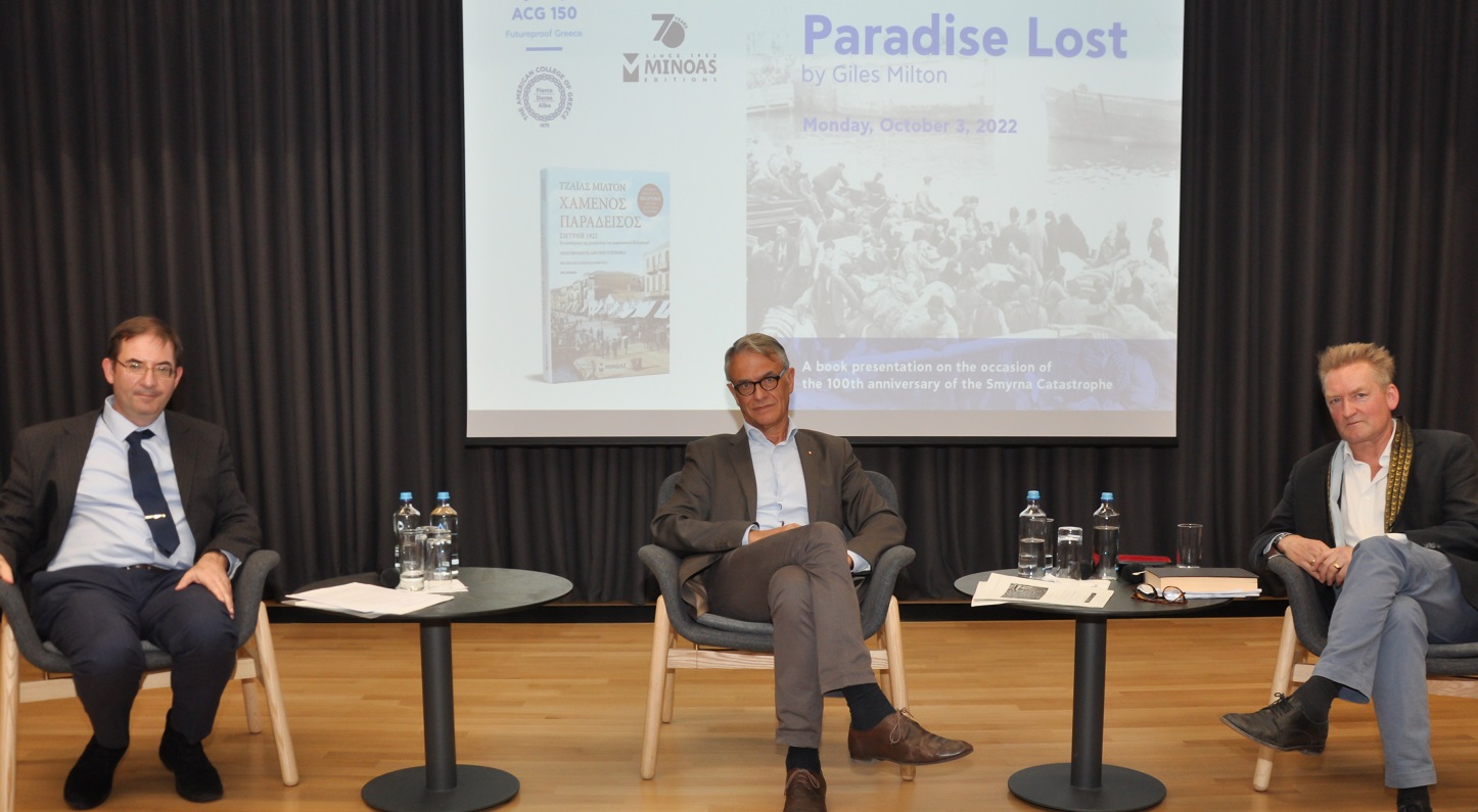 &Pi;&alpha;&rho;&omicron;&upsilon;&sigma;ί&alpha;&sigma;&eta; &tau;&omicron;&upsilon; &beta;&iota;&beta;&lambda;ί&omicron;&upsilon; "&Chi;&alpha;&mu;έ&nu;&omicron;&sigmaf; &Pi;&alpha;&rho;ά&delta;&epsilon;&iota;&sigma;&omicron;&sigmaf;" &sigma;&tau;&omicron; &Alpha;&mu;&epsilon;&rho;&iota;&kappa;&alpha;&nu;&iota;&kappa;ό &Kappa;&omicron;&lambda;&lambda;έ&gamma;&iota;&omicron; &Epsilon;&lambda;&lambda;ά&delta;&omicron;&sigmaf;