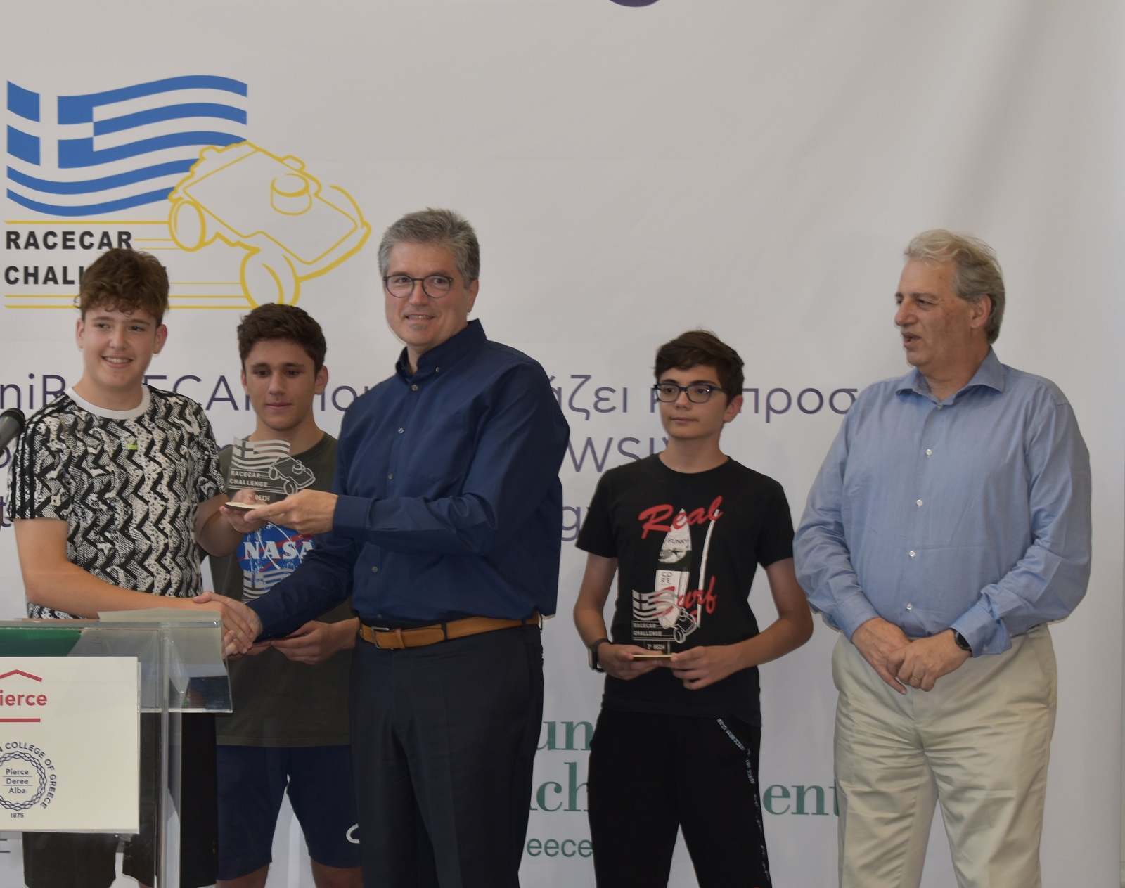 1&eta; &kappa;&alpha;&iota; 3&eta; &theta;έ&sigma;&eta; &sigma;&tau;&omicron; 1&omicron; Racecar Challenge &gamma;&iota;&alpha; &tau;&omicron; Pierce - &Alpha;&mu;&epsilon;&rho;&iota;&kappa;&alpha;&nu;&iota;&kappa;ό &Kappa;&omicron;&lambda;&lambda;έ&gamma;&iota;&omicron; &Epsilon;&lambda;&lambda;ά&delta;&omicron;&sigmaf;!